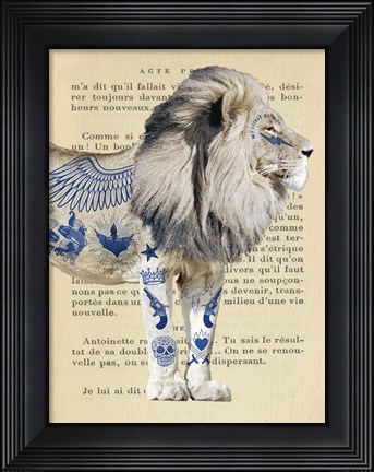 Framed Tattooed Savannah II Print