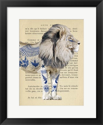 Framed Tattooed Savannah II Print