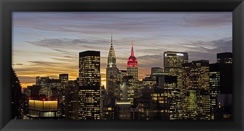 Framed Midtown Manhattan Print