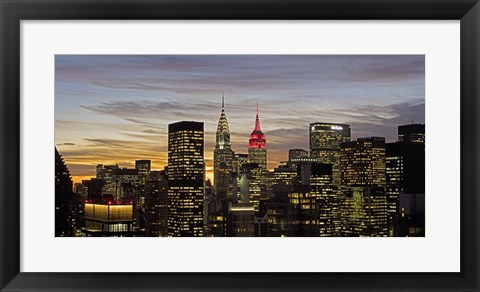 Framed Midtown Manhattan Print