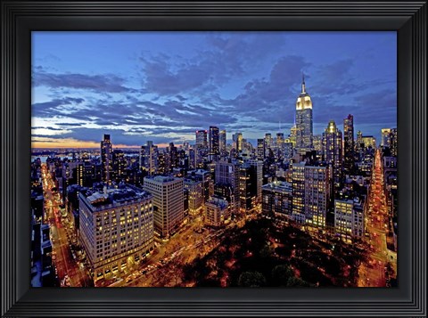 Framed Chelsea and Midtown Manhattan Print