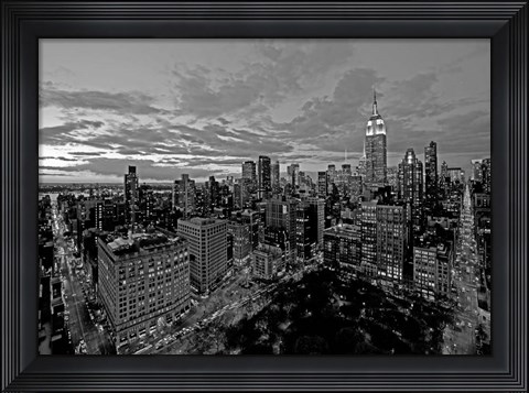 Framed Chelsea and Midtown Manhattan Print
