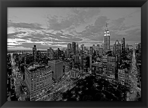 Framed Chelsea and Midtown Manhattan Print