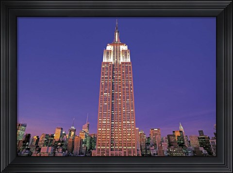 Framed Empire State Building Print