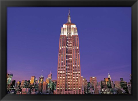 Framed Empire State Building Print