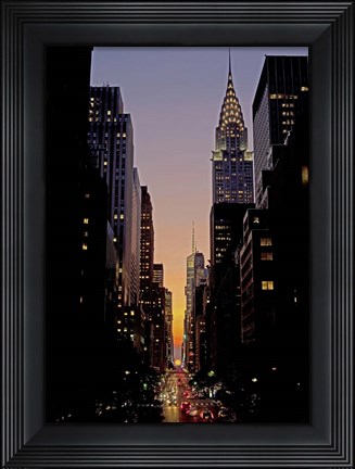 Framed Manhattanhenge Print