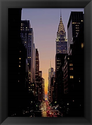 Framed Manhattanhenge Print