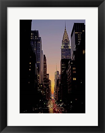 Framed Manhattanhenge Print