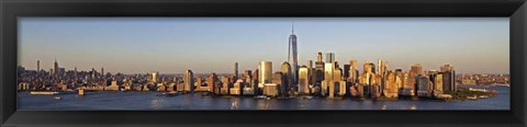 Framed Manhattan and One WTC Print