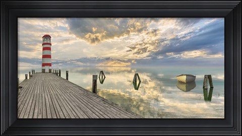 Framed Lighthouse of Tranquillity Print