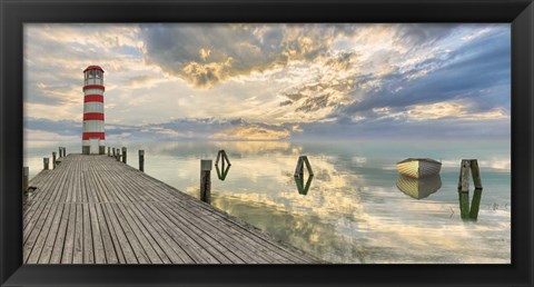 Framed Lighthouse of Tranquillity Print