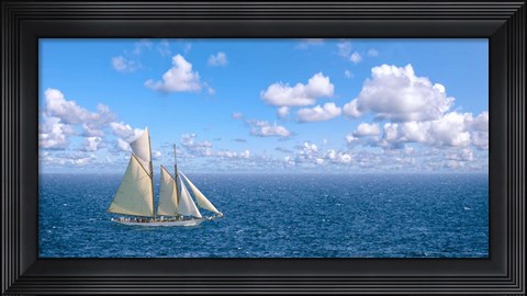 Framed Ocean Sailing Print