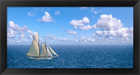 Framed Ocean Sailing Print