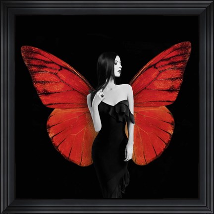 Framed Winged Beauty #2 Print