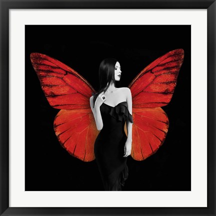 Framed Winged Beauty #2 Print