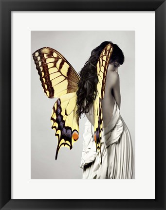 Framed Winged Beauty #3 Print