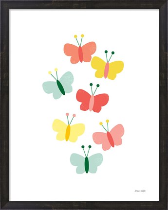 Framed Butterfly Friends Print