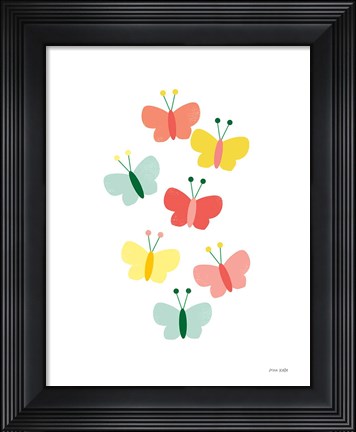 Framed Butterfly Friends Print