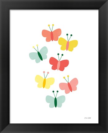 Framed Butterfly Friends Print