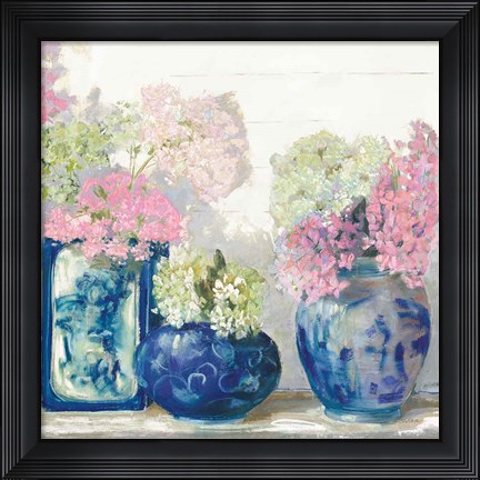 Framed Ladys Mantle II Bright Print