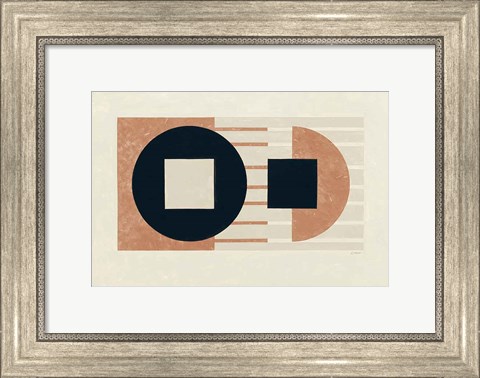 Framed Laterally Speaking Warm Print