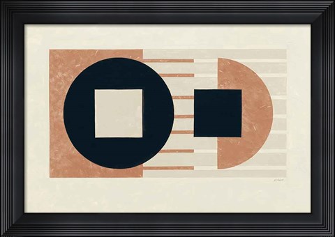 Framed Laterally Speaking Warm Print