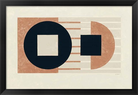 Framed Laterally Speaking Warm Print