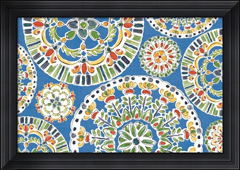 Framed Tropical Oasis VIII Bright Print