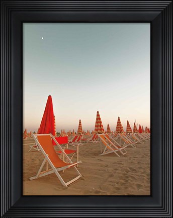 Framed At the Beach III Print