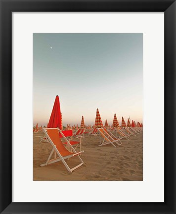 Framed At the Beach III Print