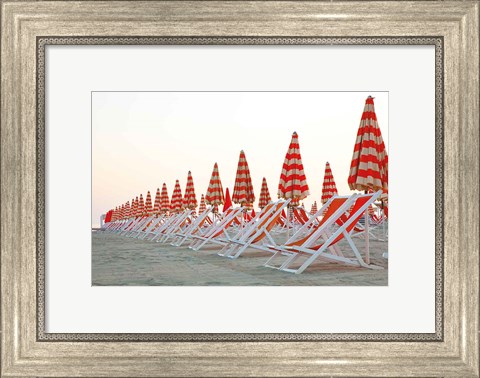 Framed At the Beach II Print