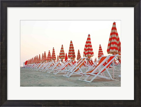 Framed At the Beach II Print