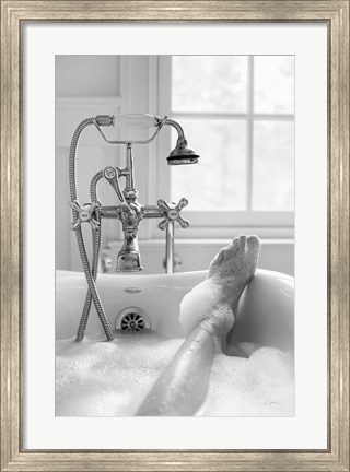 Framed Bubble Bath II Print