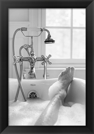 Framed Bubble Bath II Print