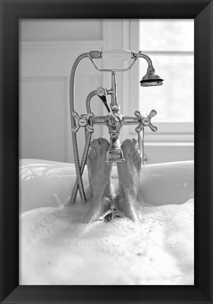 Framed Bubble Bath I Print