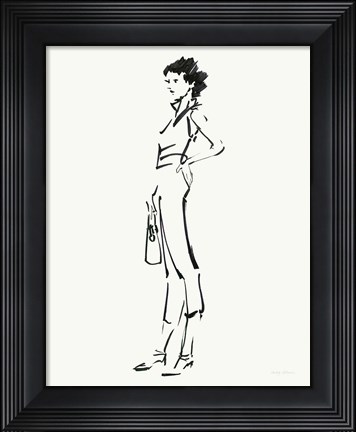 Framed About Town II MB Print