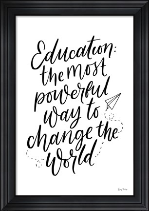 Framed Teachers II Print