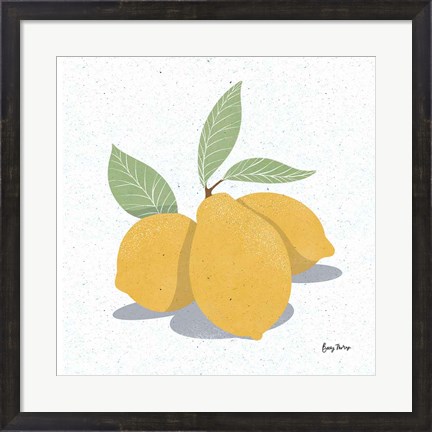 Framed Fruity Cocktails V Print