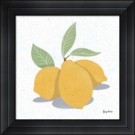 Framed Fruity Cocktails V Print
