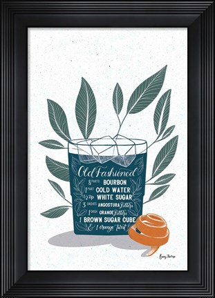 Framed Fruity Cocktails IV Print