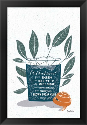 Framed Fruity Cocktails IV Print