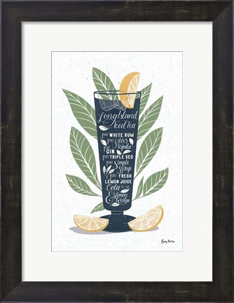 Framed Fruity Cocktails II Print