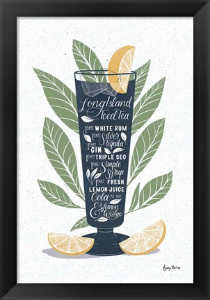 Framed Fruity Cocktails II Print