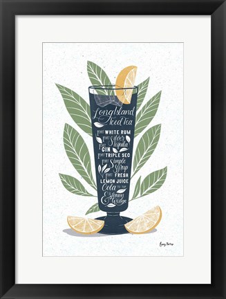 Framed Fruity Cocktails II Print