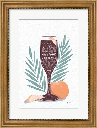 Framed Fruity Cocktails I Print