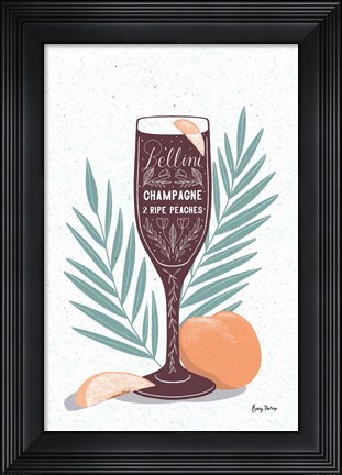 Framed Fruity Cocktails I Print