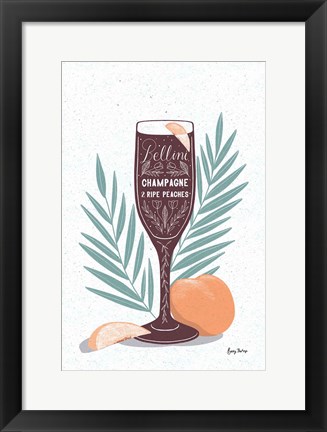 Framed Fruity Cocktails I Print