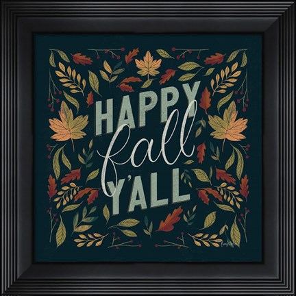 Framed Autumn Sayings I v2 Print