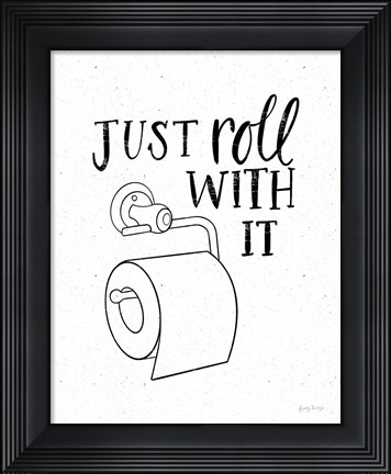 Framed Bathroom Puns V Print
