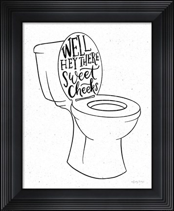 Framed Bathroom Puns IV Print